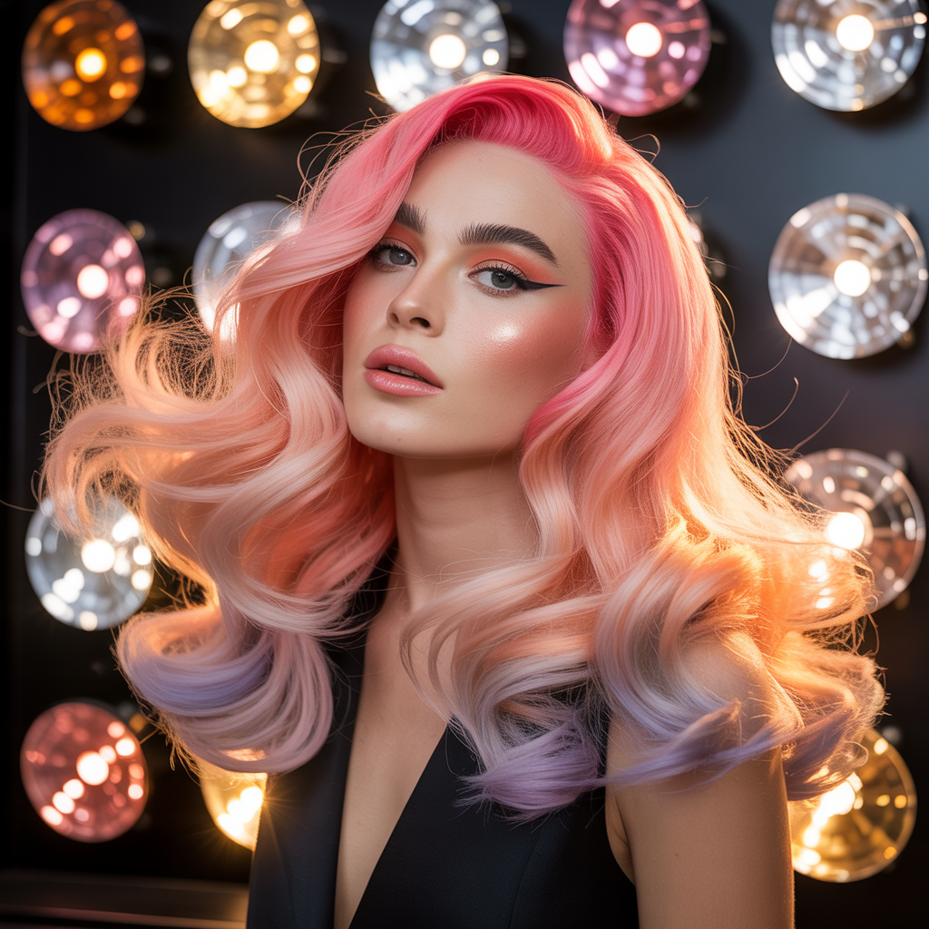 what does pink hair color fade to