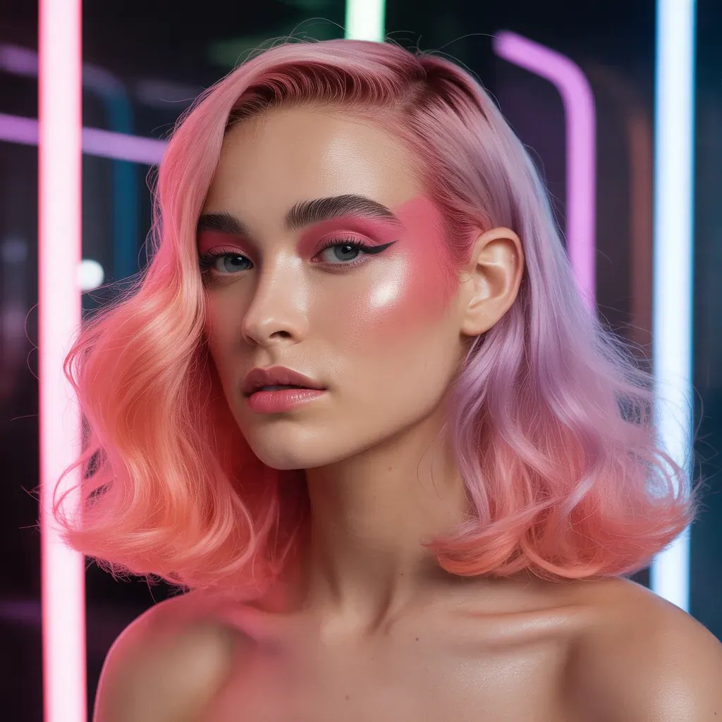 what does pink hair color fade to