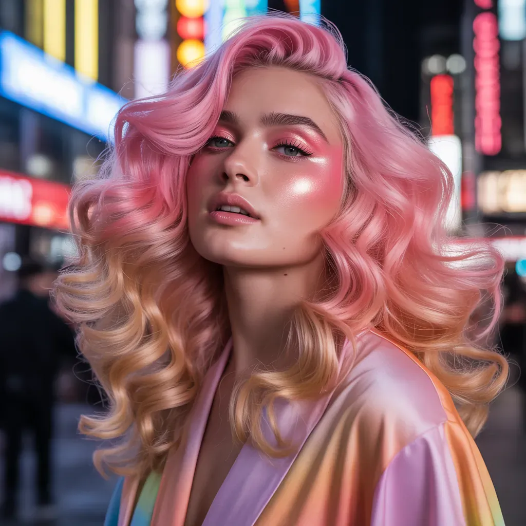 what does pink hair color fade to