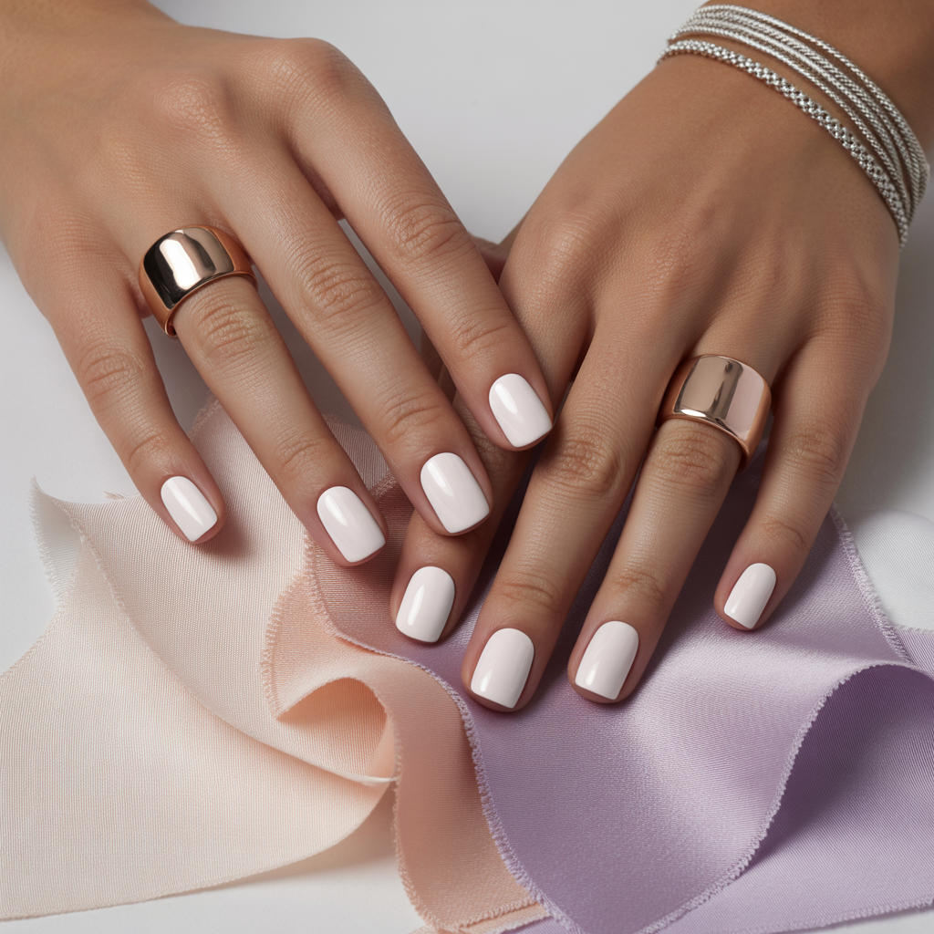 what does white nail polish mean