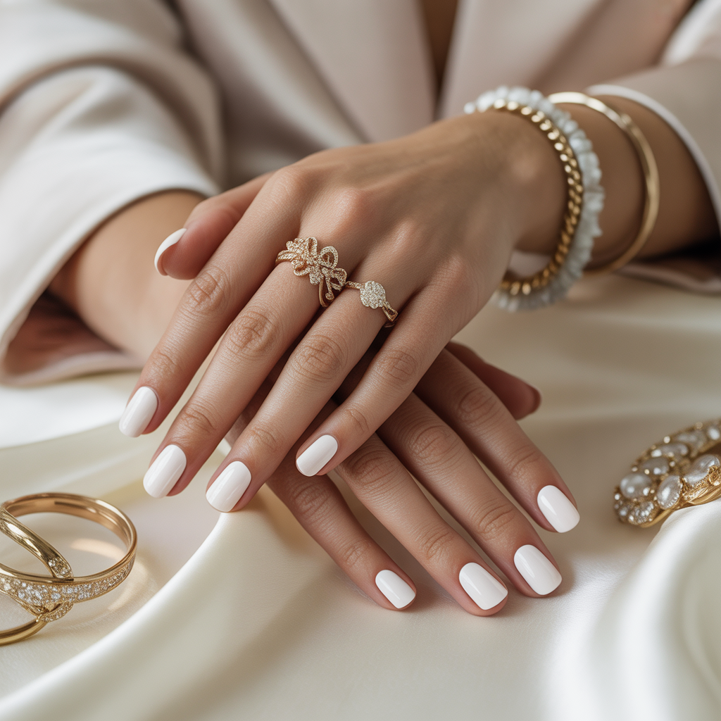 what does white nail polish mean