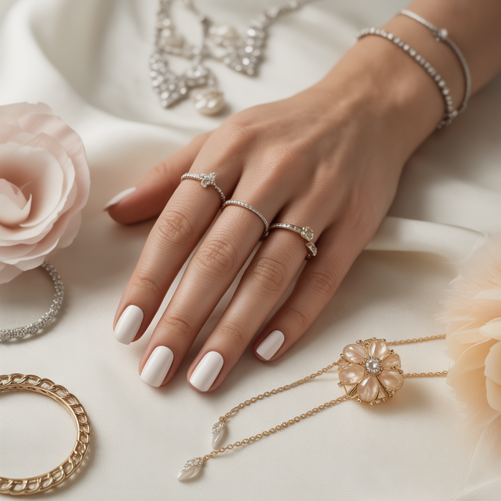 what does white nail polish mean