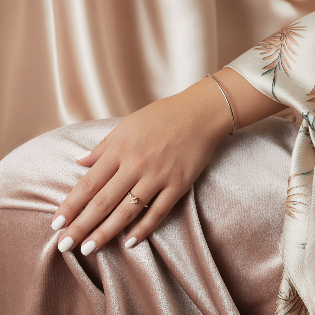 what does white nail polish mean