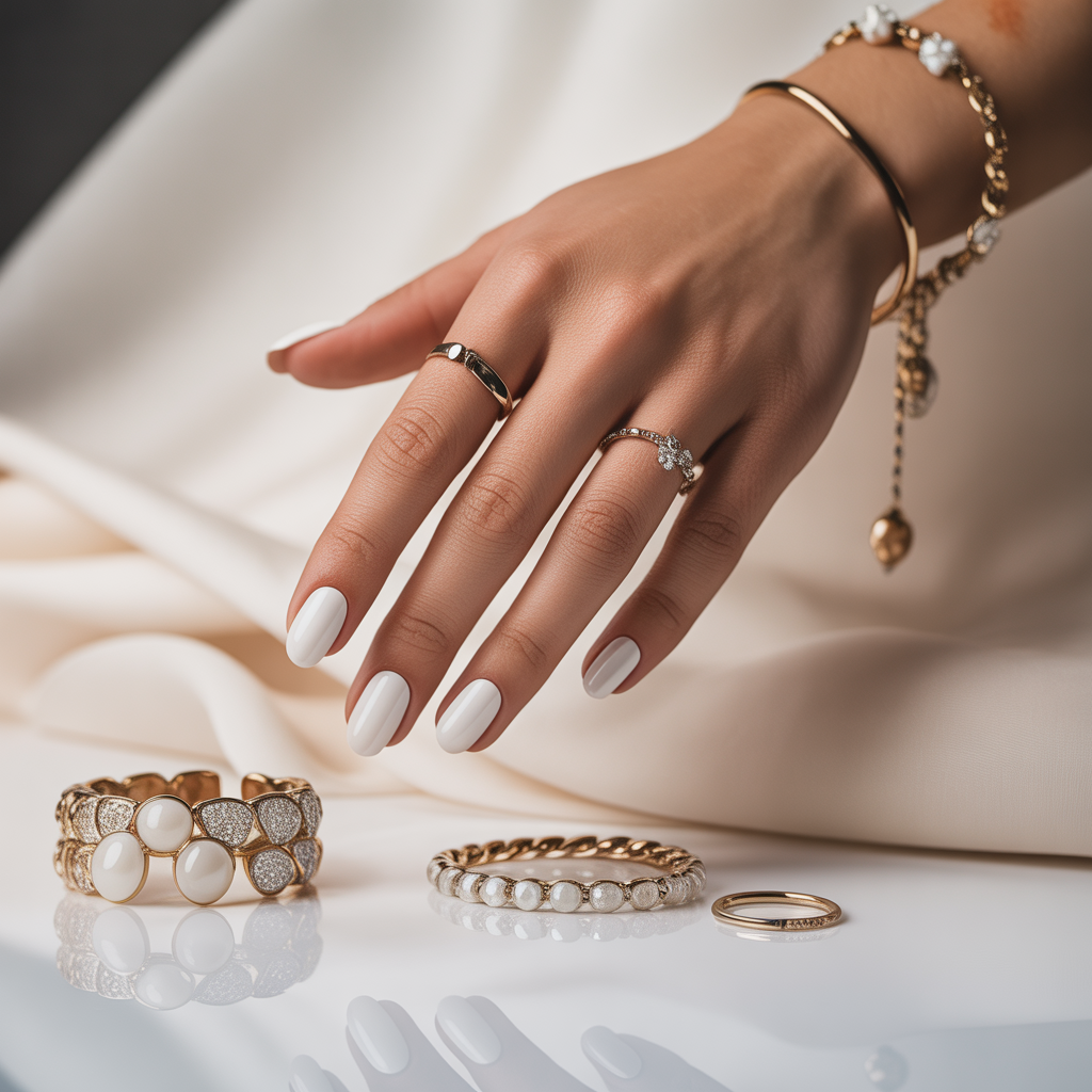 what does white nail polish mean