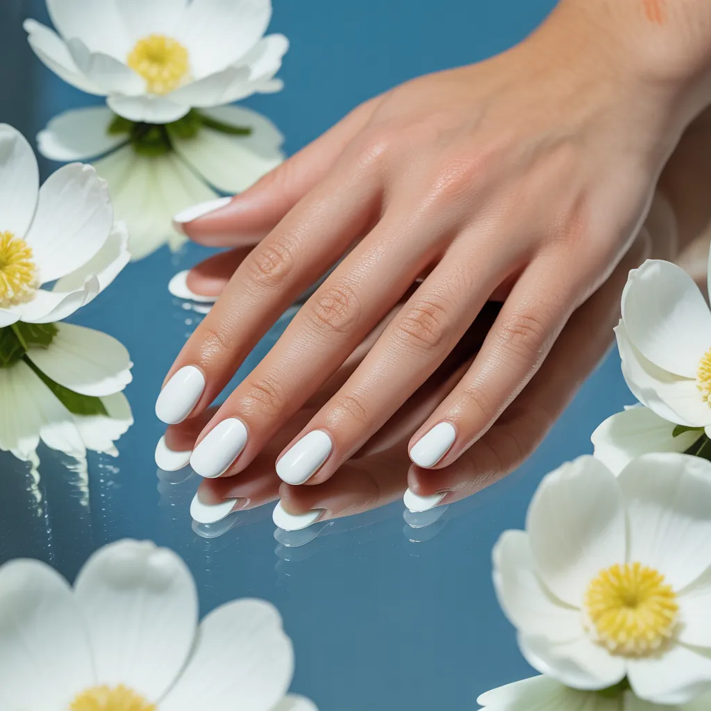 what does white nail polish mean