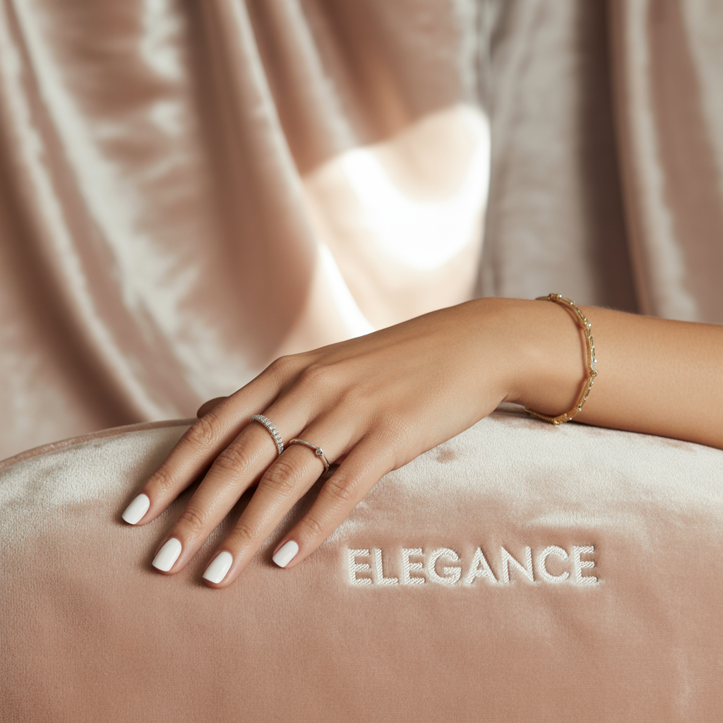 what does white nail polish mean