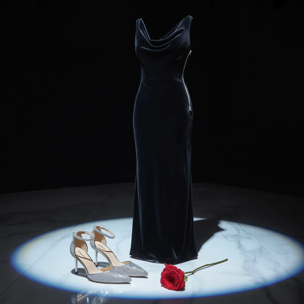 what evening shoes to wear with a black dress