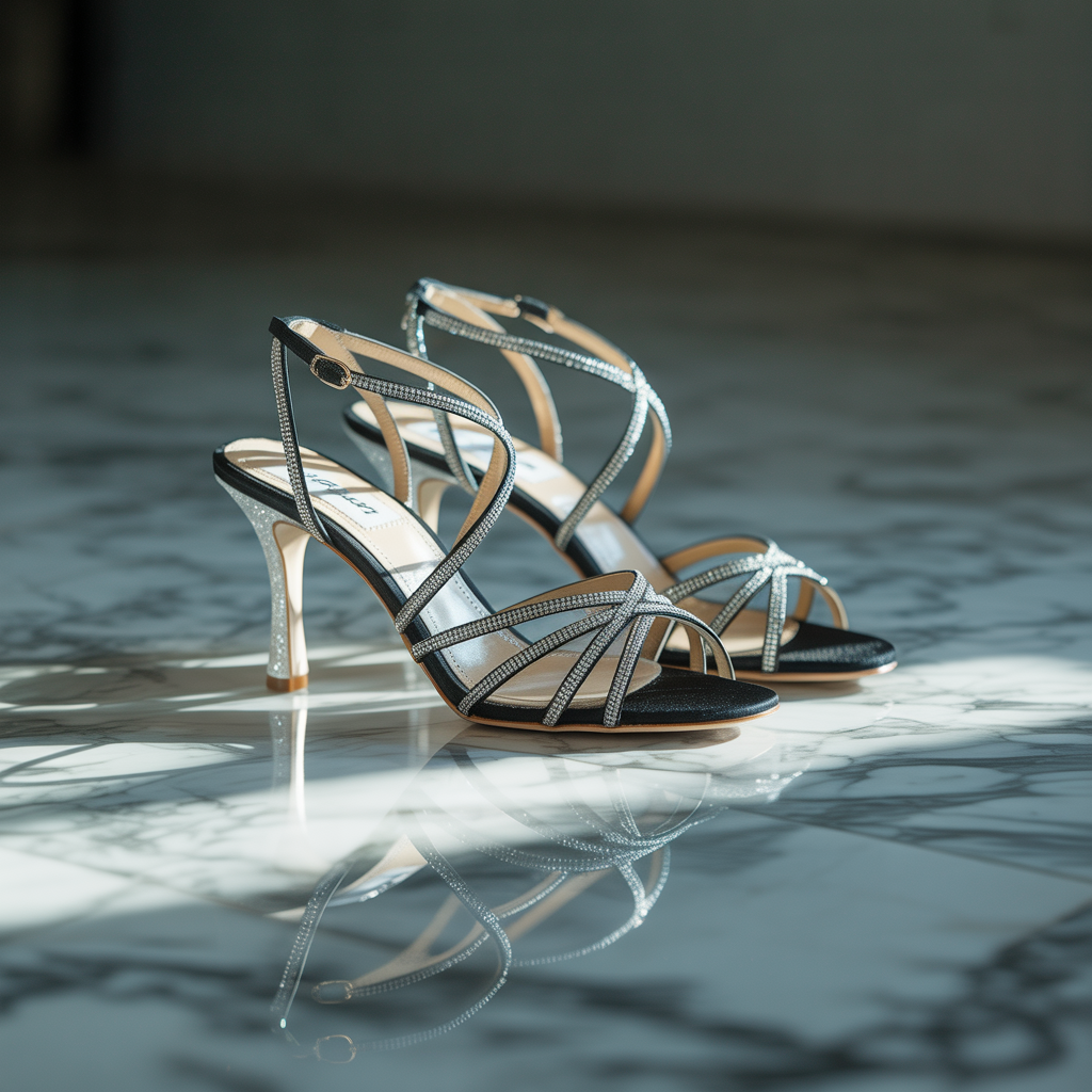 what evening shoes to wear with a black dress