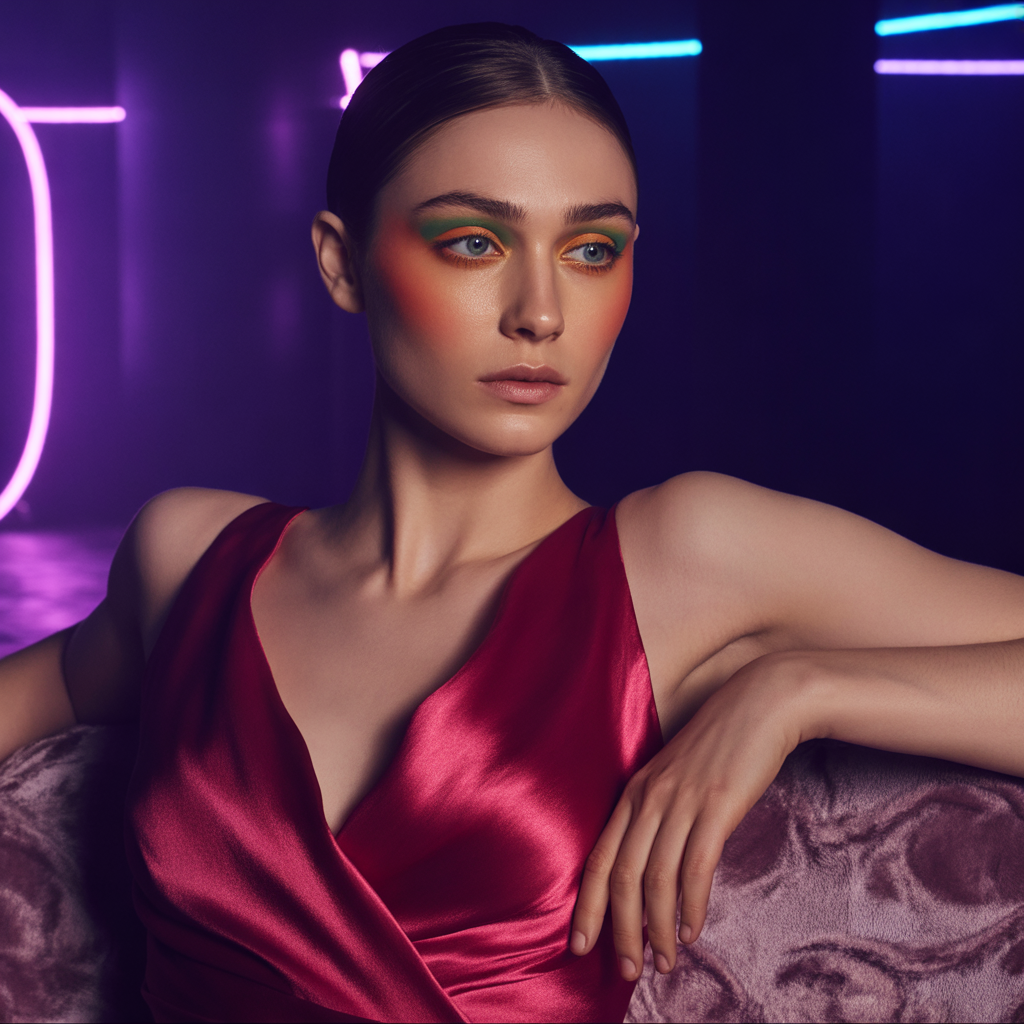 what eyeshadow goes with a red dress