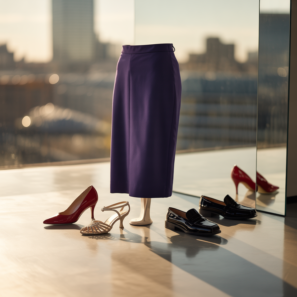 what shoes go with a pencil skirt