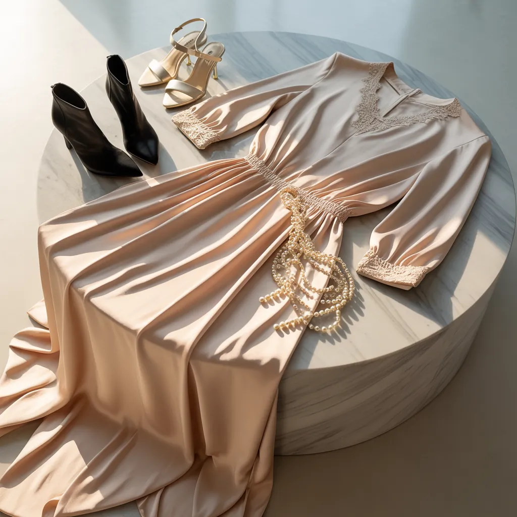 what shoes to wear with a beige dress