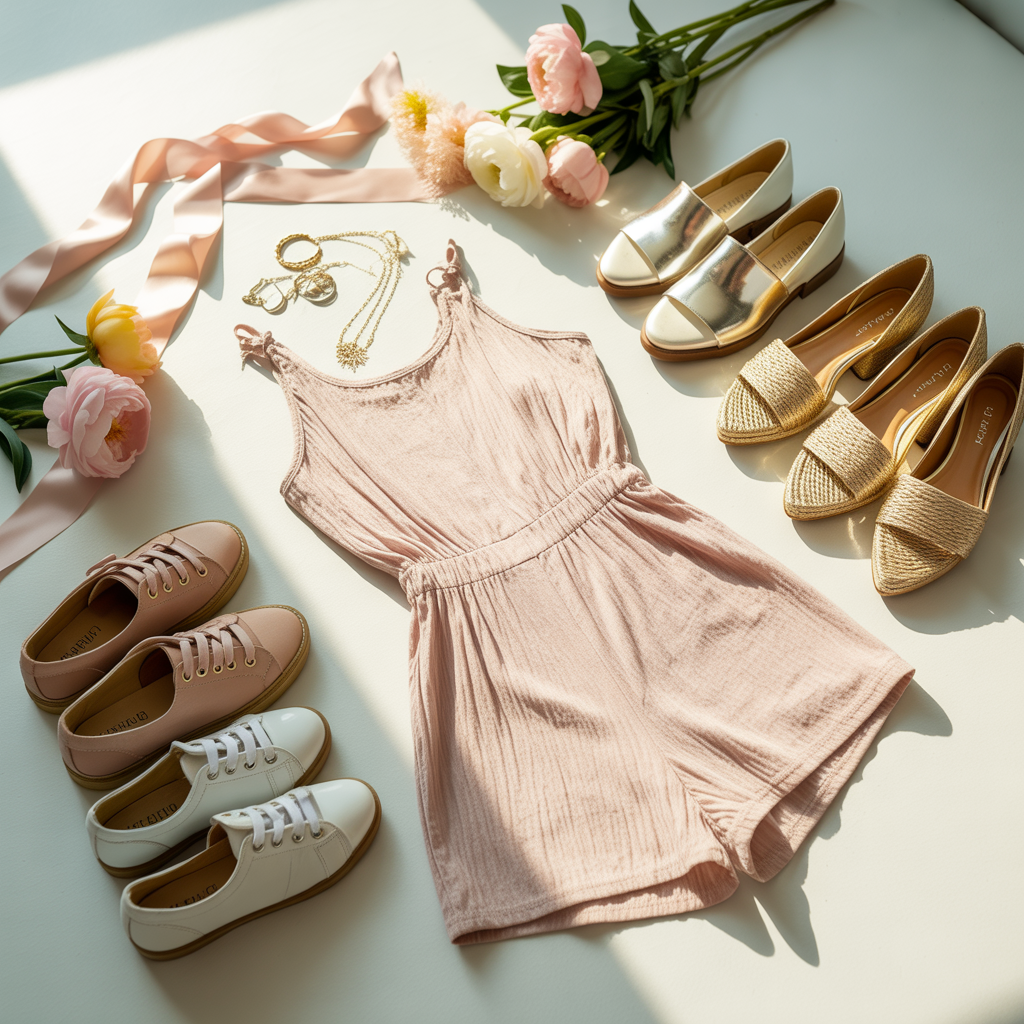 what shoes to wear with a romper