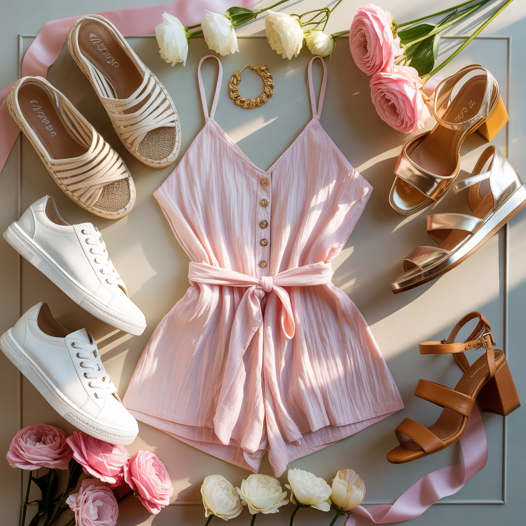 what shoes to wear with a romper