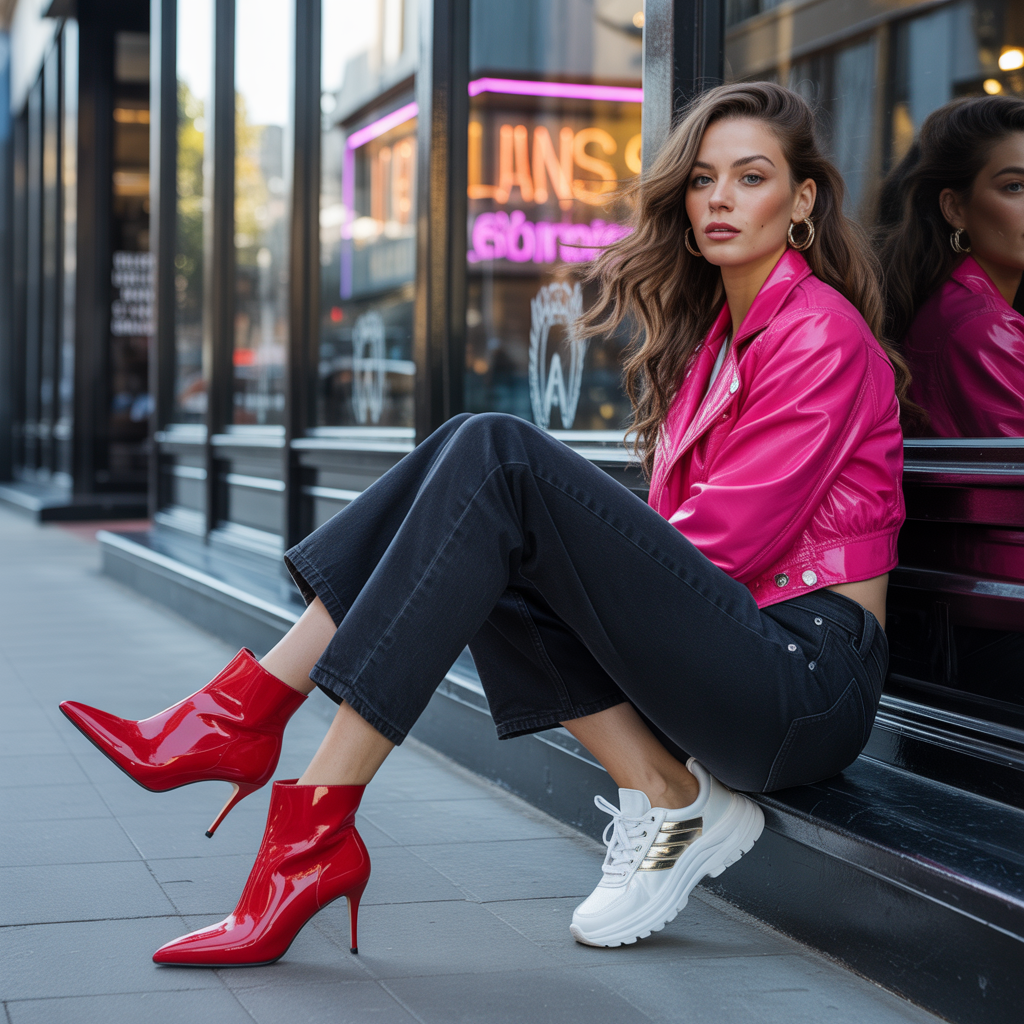 what shoes to wear with black jeans