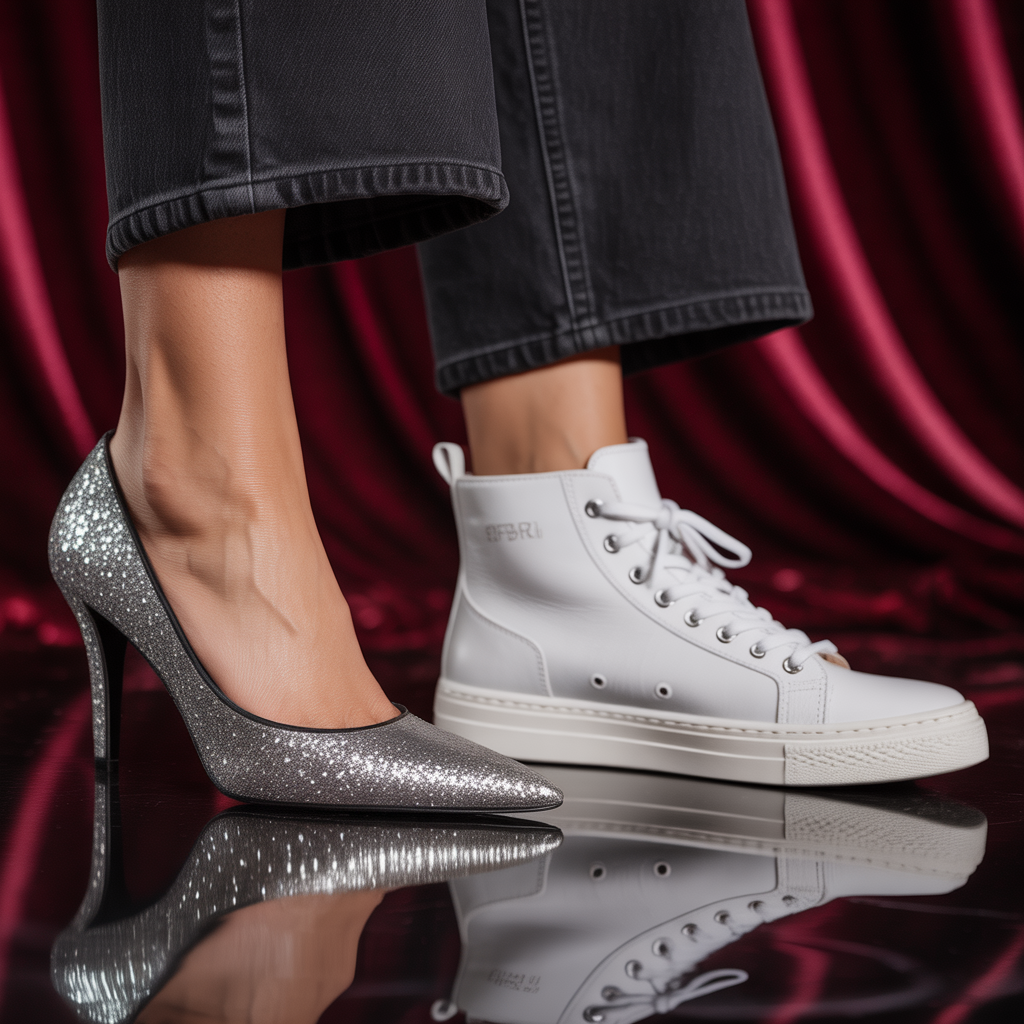 what shoes to wear with black jeans