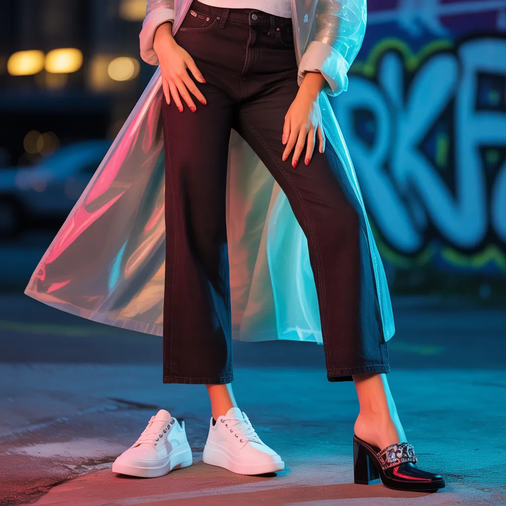 what shoes to wear with black jeans