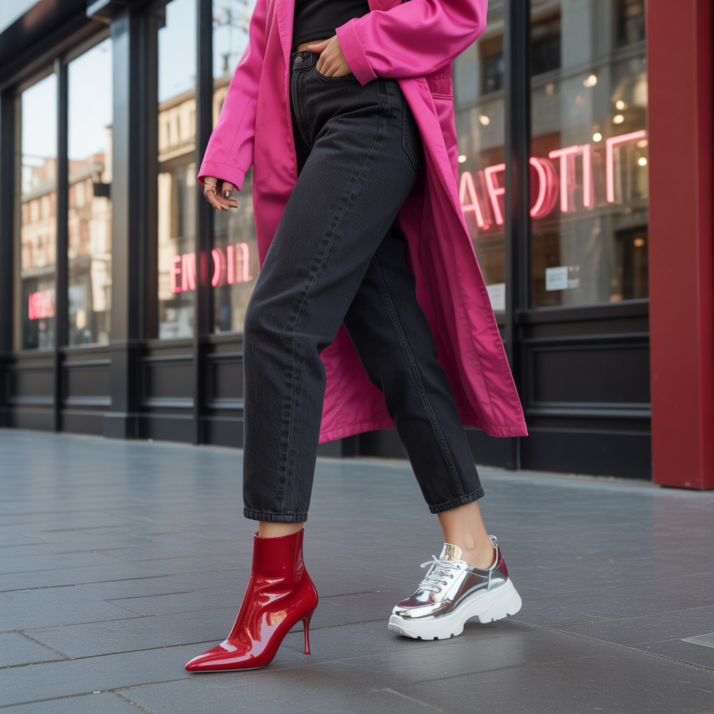 what shoes to wear with black jeans
