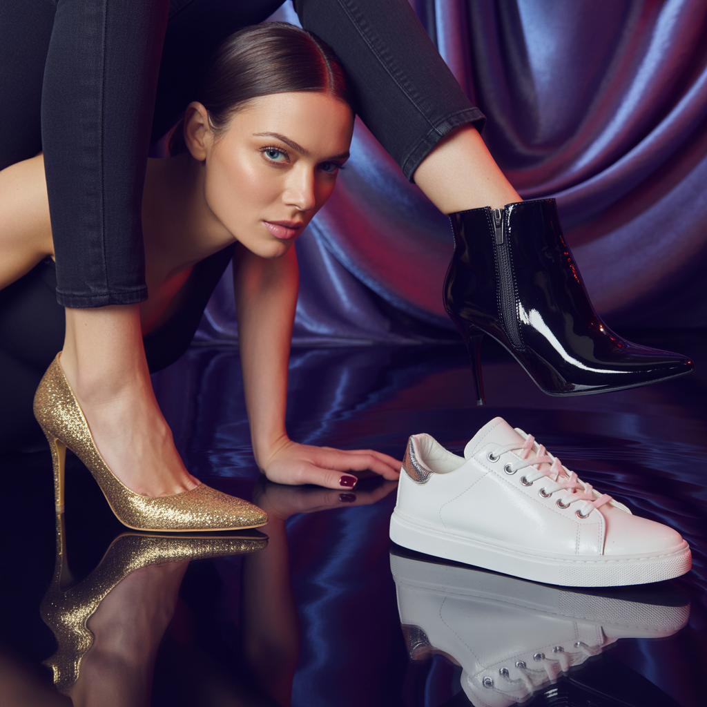 what shoes to wear with black jeans