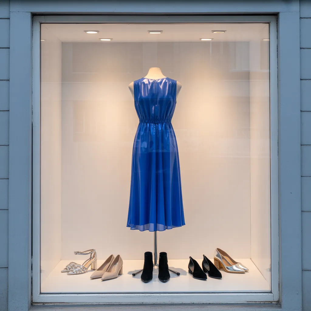 what shoes to wear with blue dress