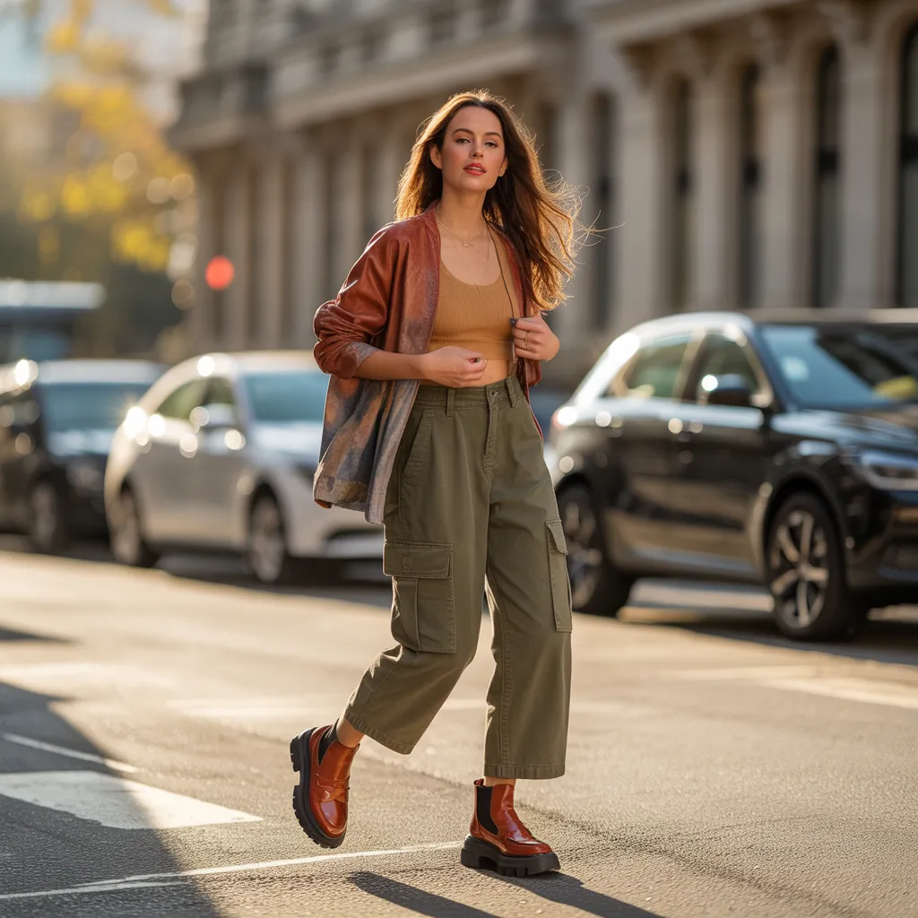 what shoes to wear with cargo pants