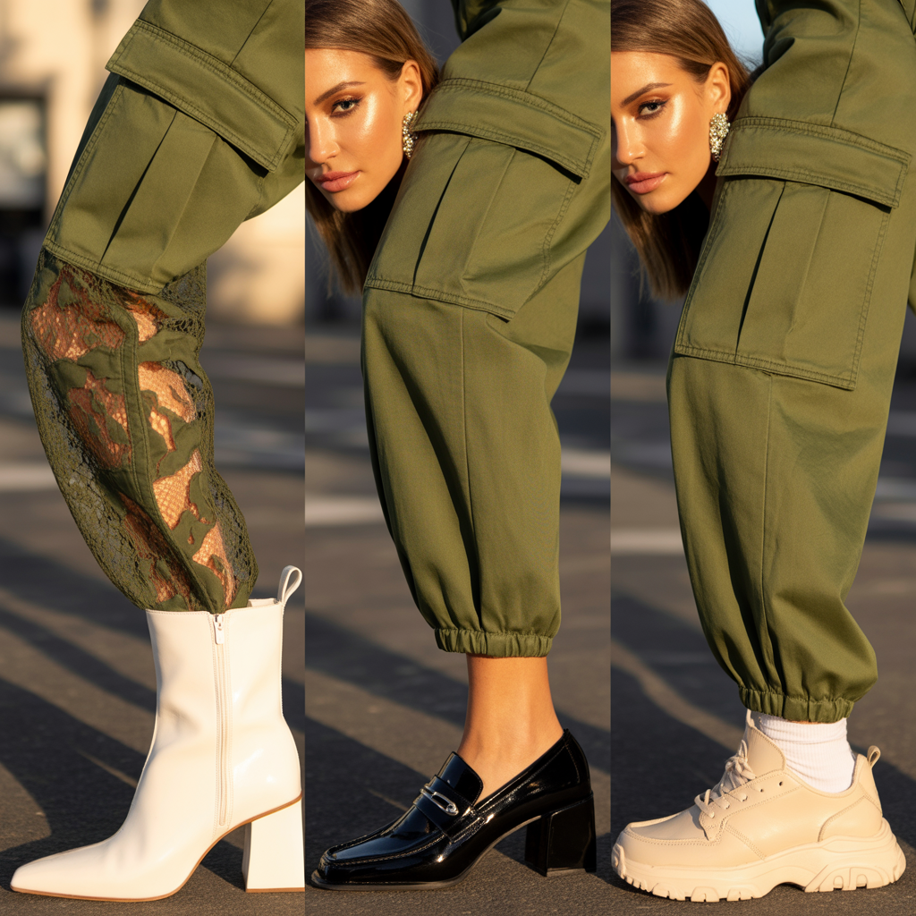 what shoes to wear with cargo pants