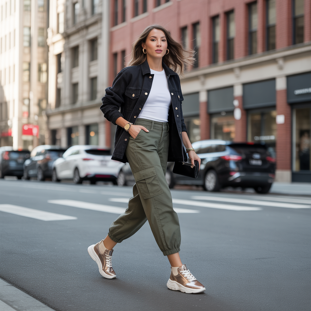 what shoes to wear with cargo pants