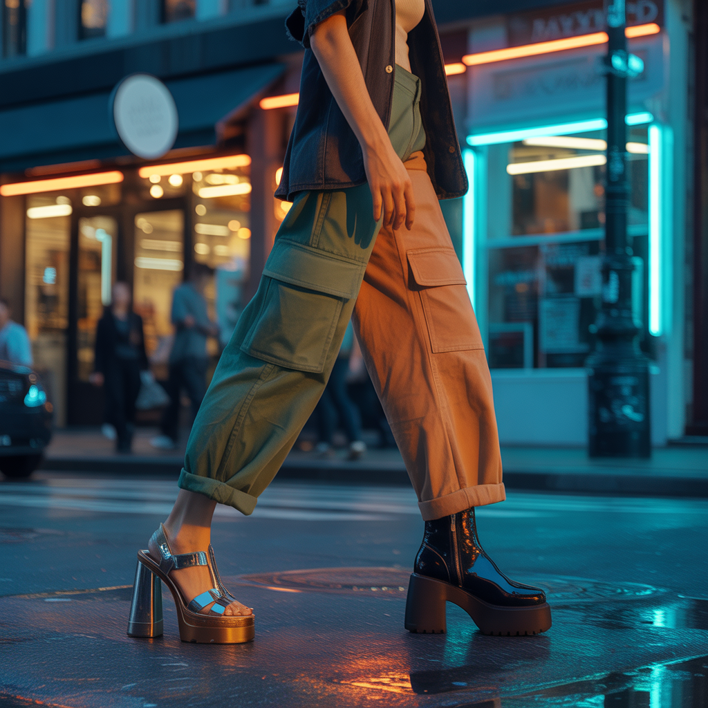 what shoes to wear with cargo pants