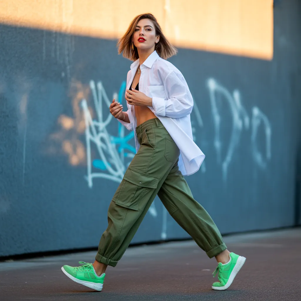 what shoes to wear with cargo pants