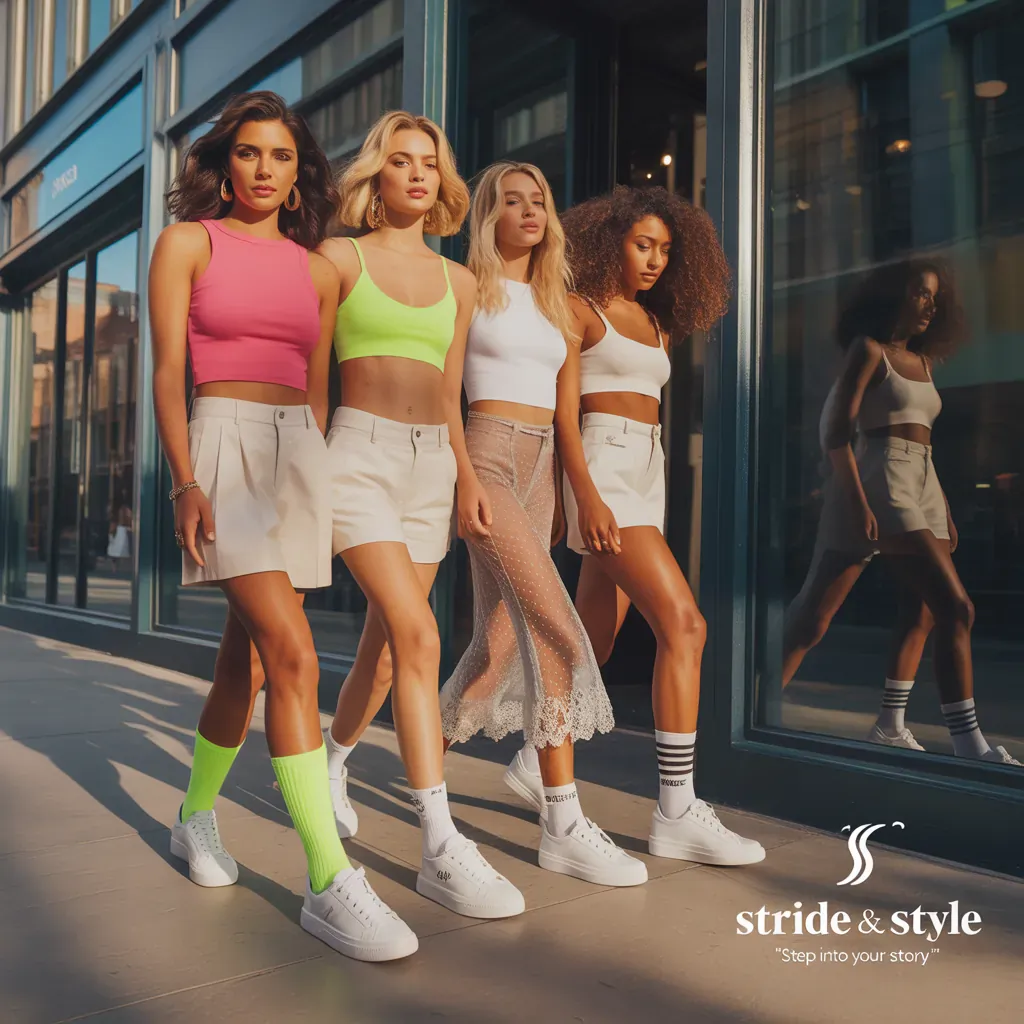 what socks to wear with white sneakers