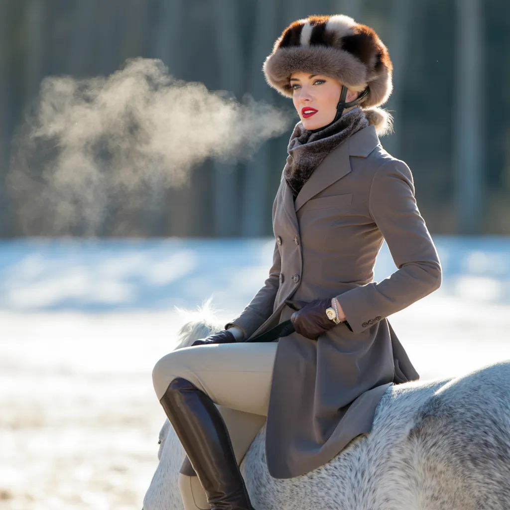 what to wear horse riding in winter