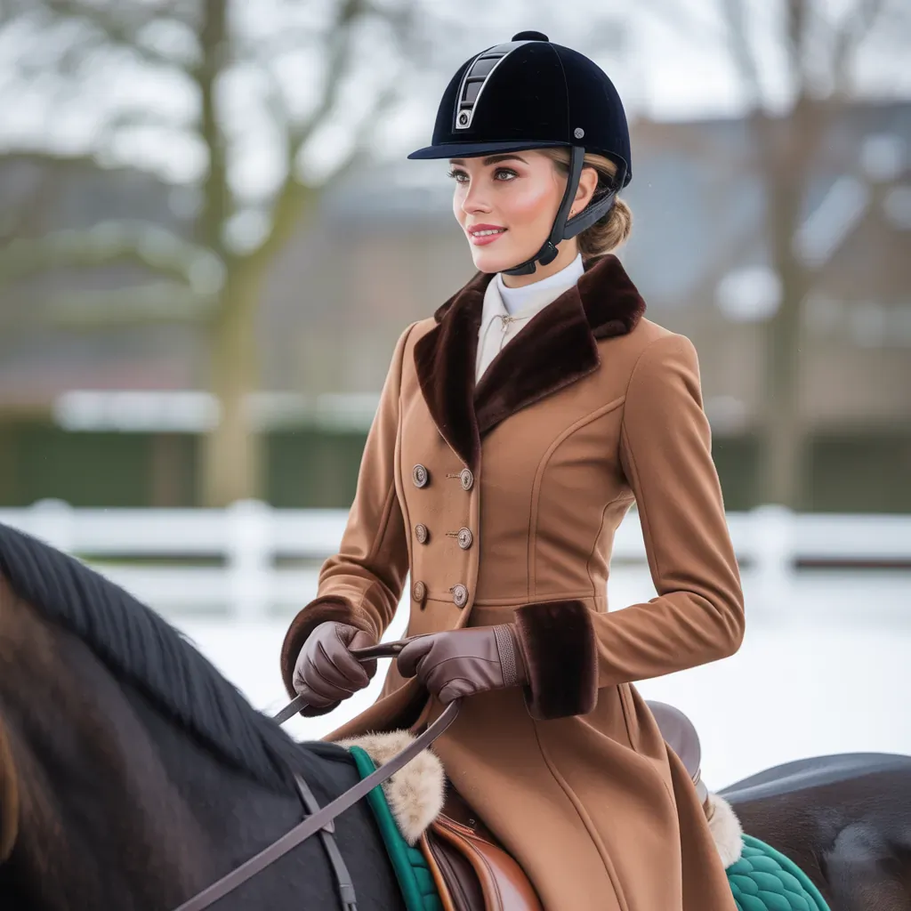 what to wear horse riding in winter