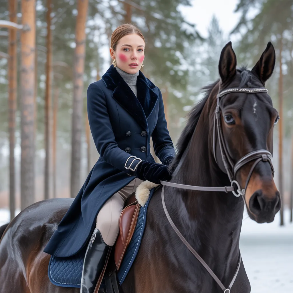 what to wear horse riding in winter