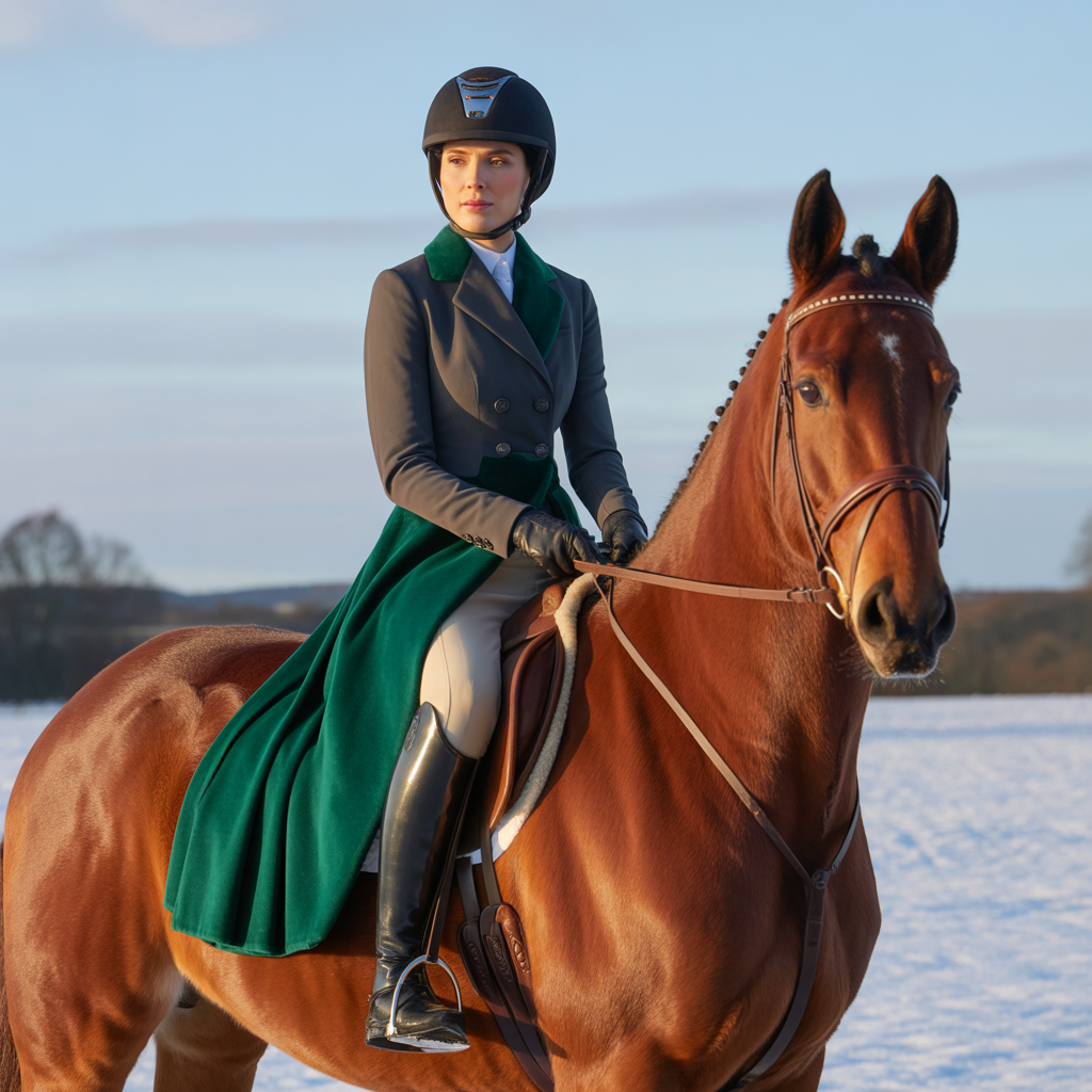 what to wear horse riding in winter