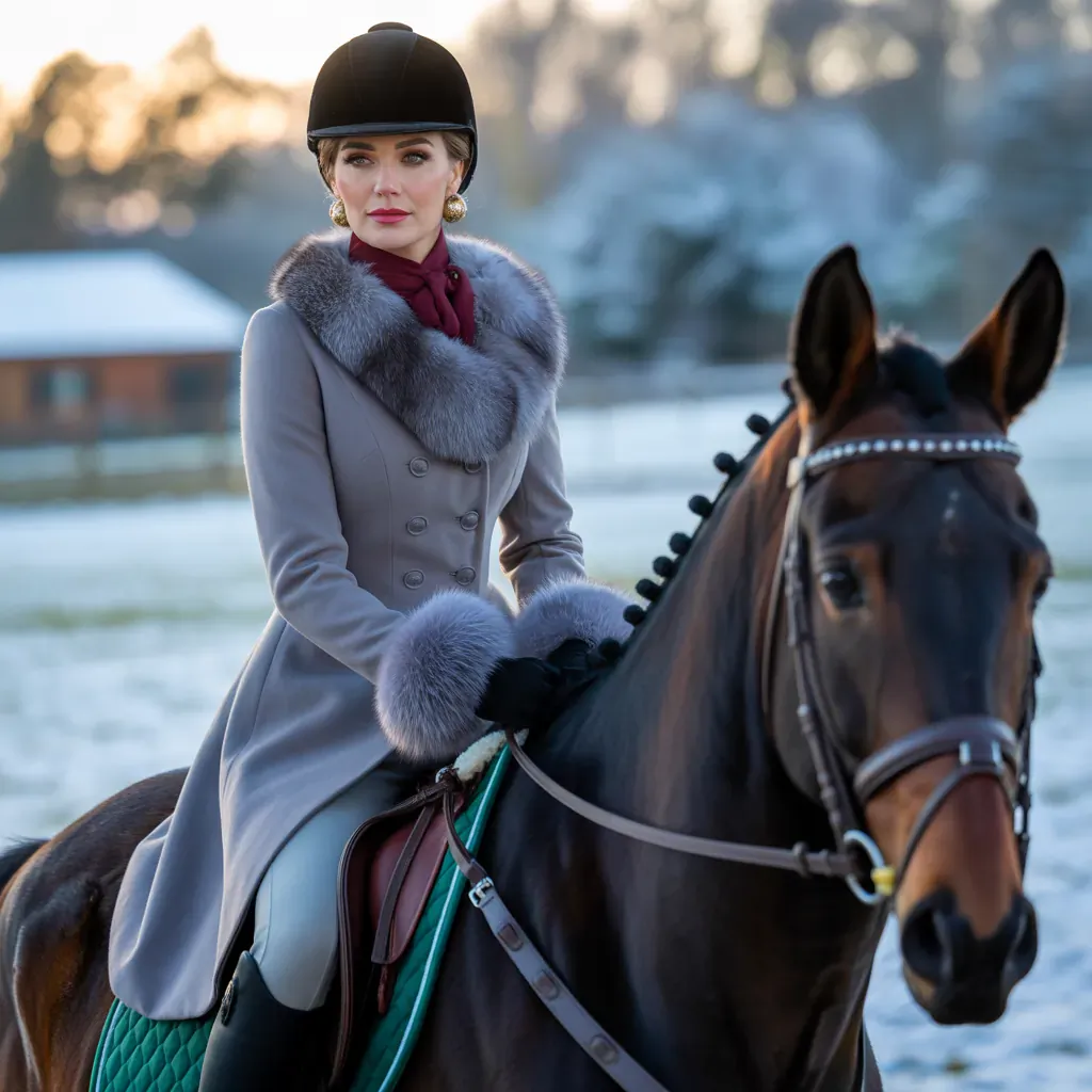what to wear horse riding in winter