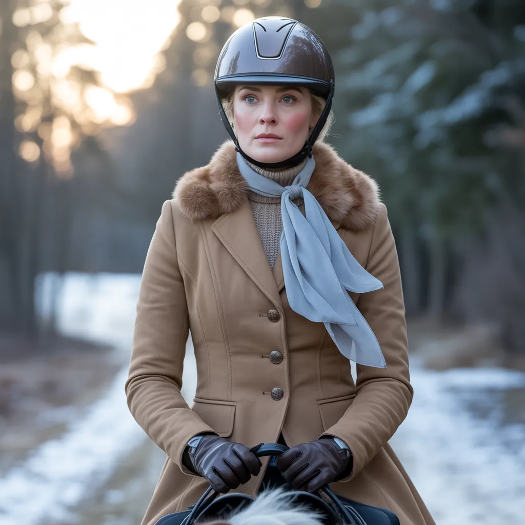 what to wear horse riding in winter
