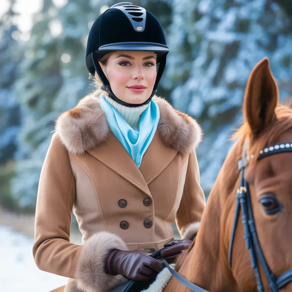 what to wear horse riding in winter