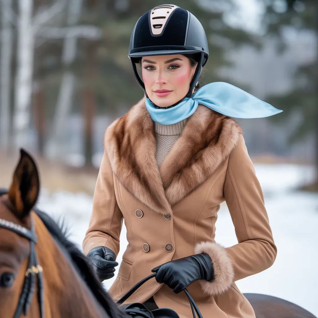 what to wear horse riding in winter