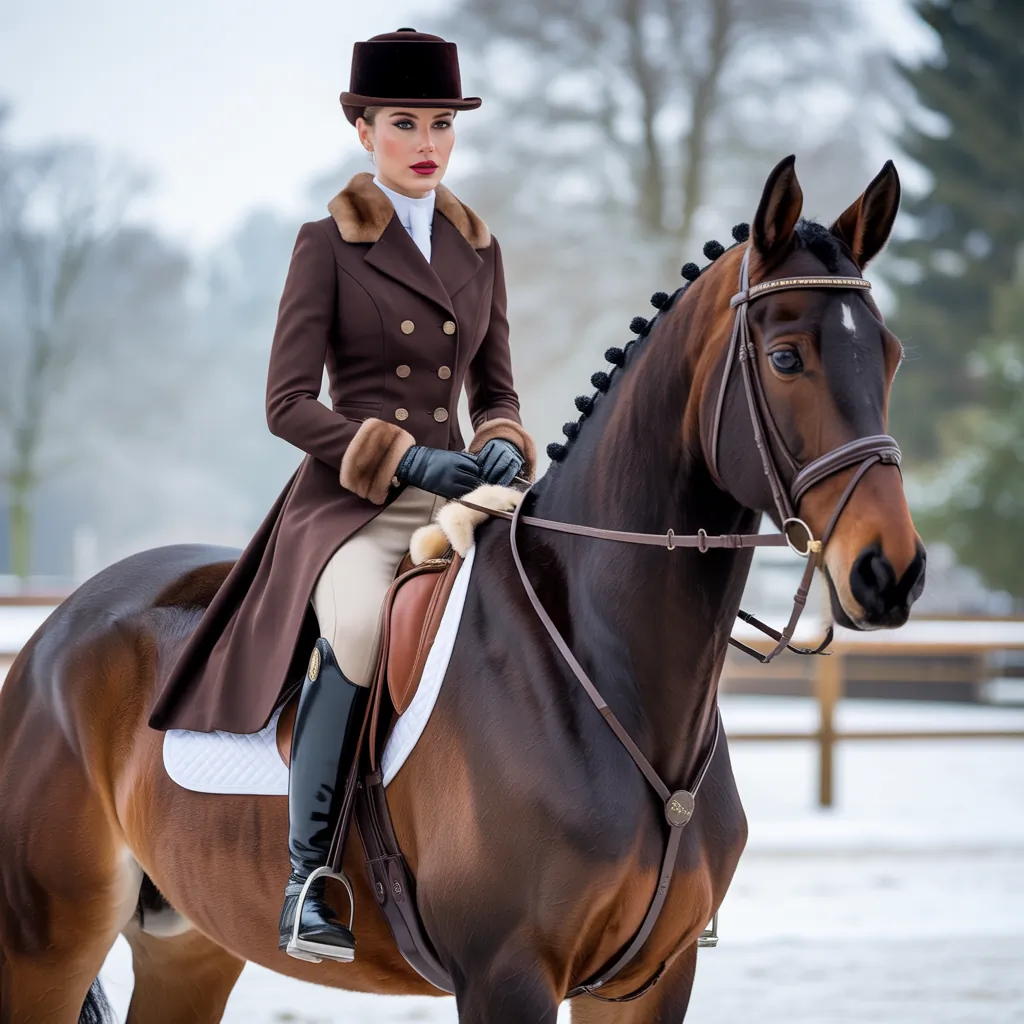 what to wear horse riding in winter