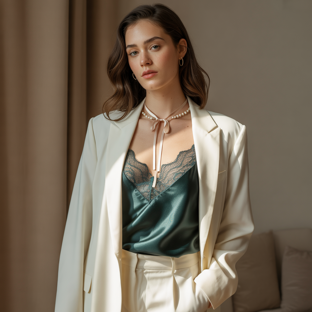 what to wear inside a blazer