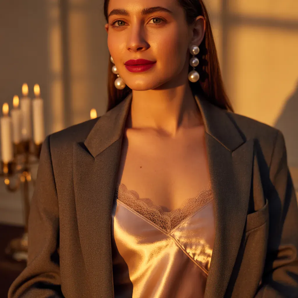 what to wear inside a blazer