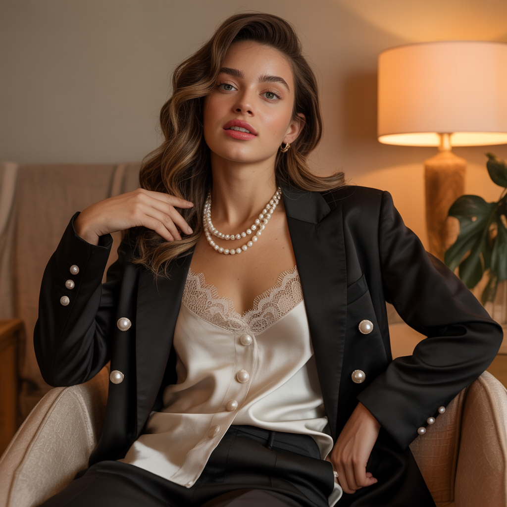 what to wear inside a blazer