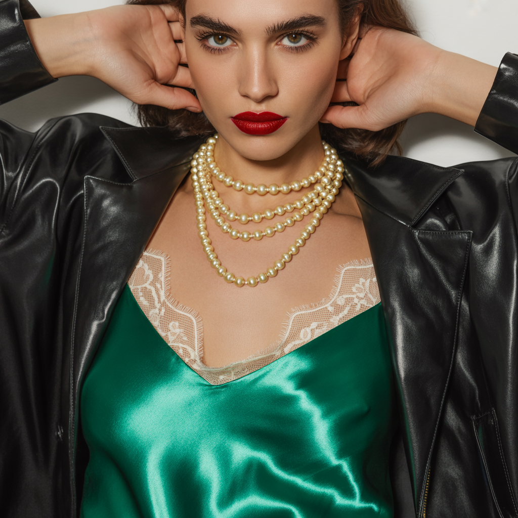 what to wear under a leather jacket