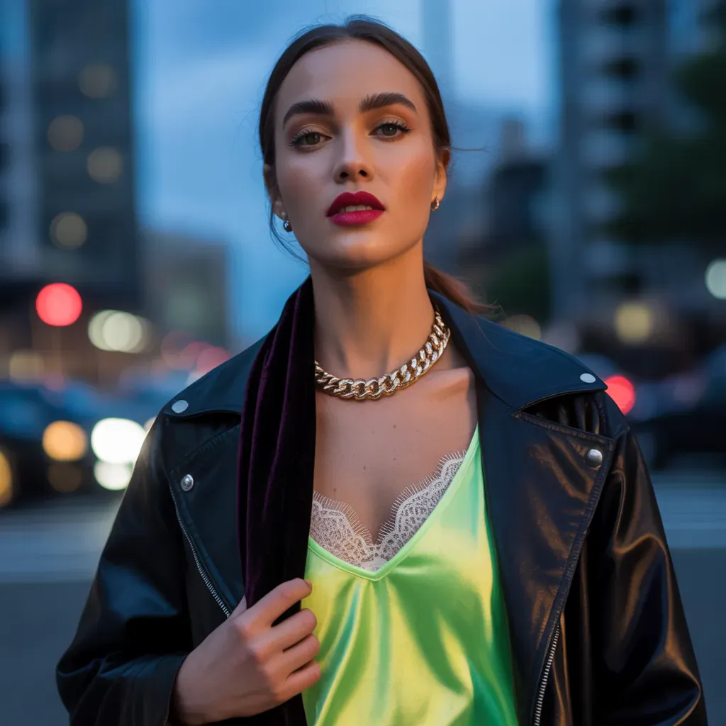 what to wear under a leather jacket