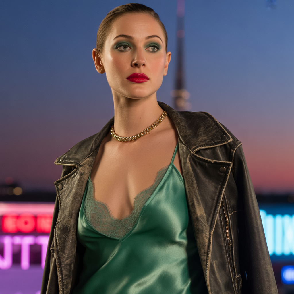 what to wear under a leather jacket