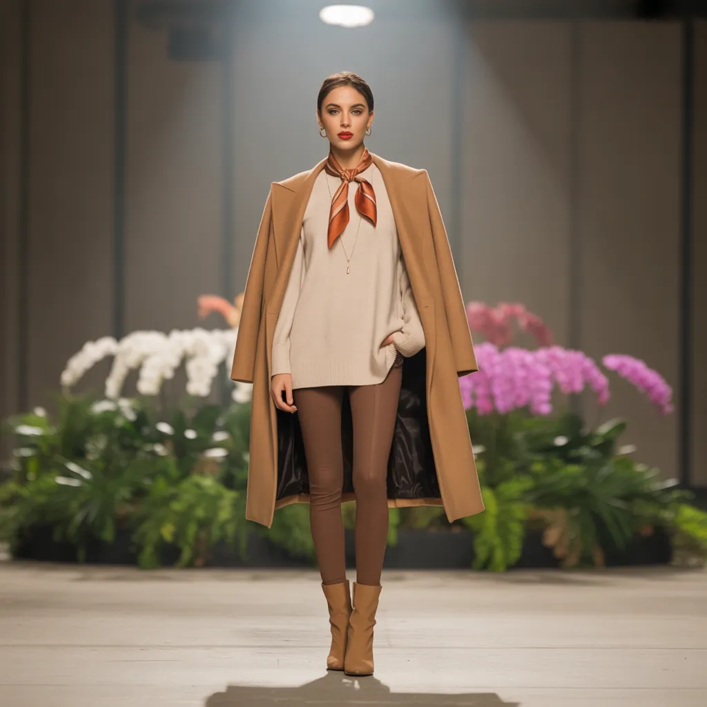 what to wear with brown leggings