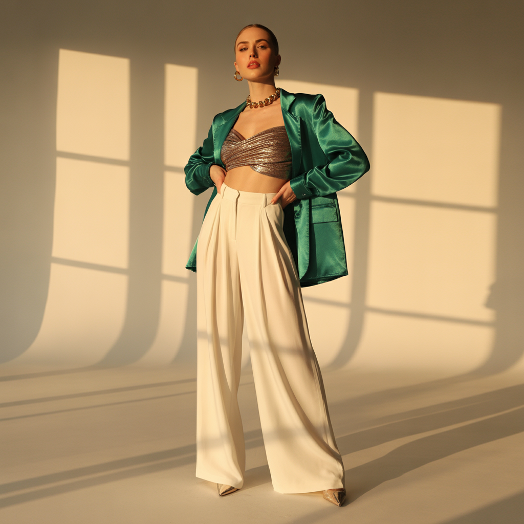 what tops to wear with palazzo pants