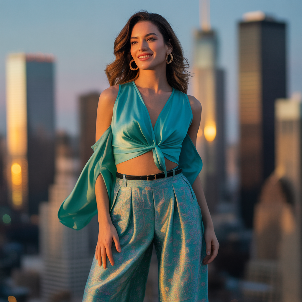 what tops to wear with palazzo pants