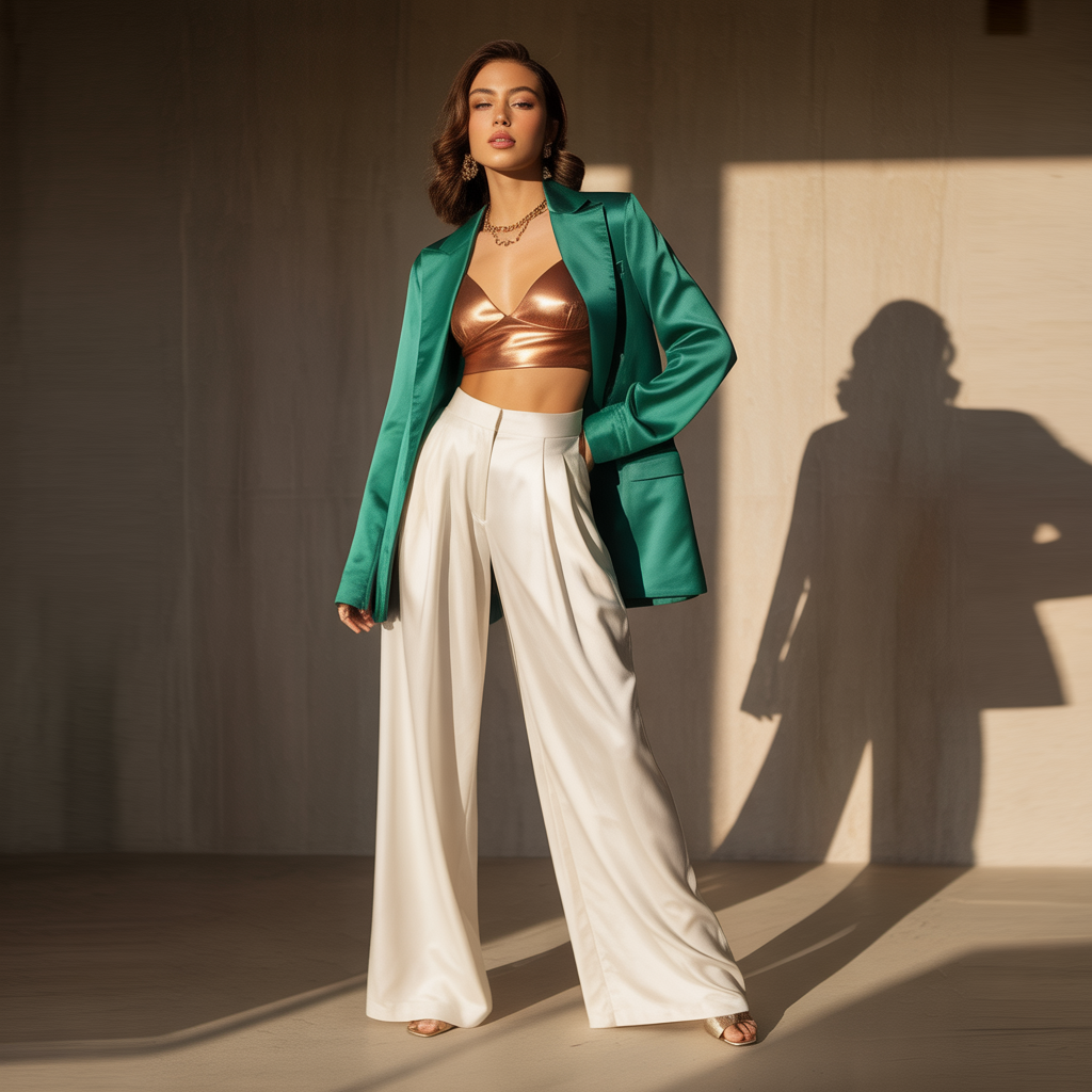 what tops to wear with palazzo pants