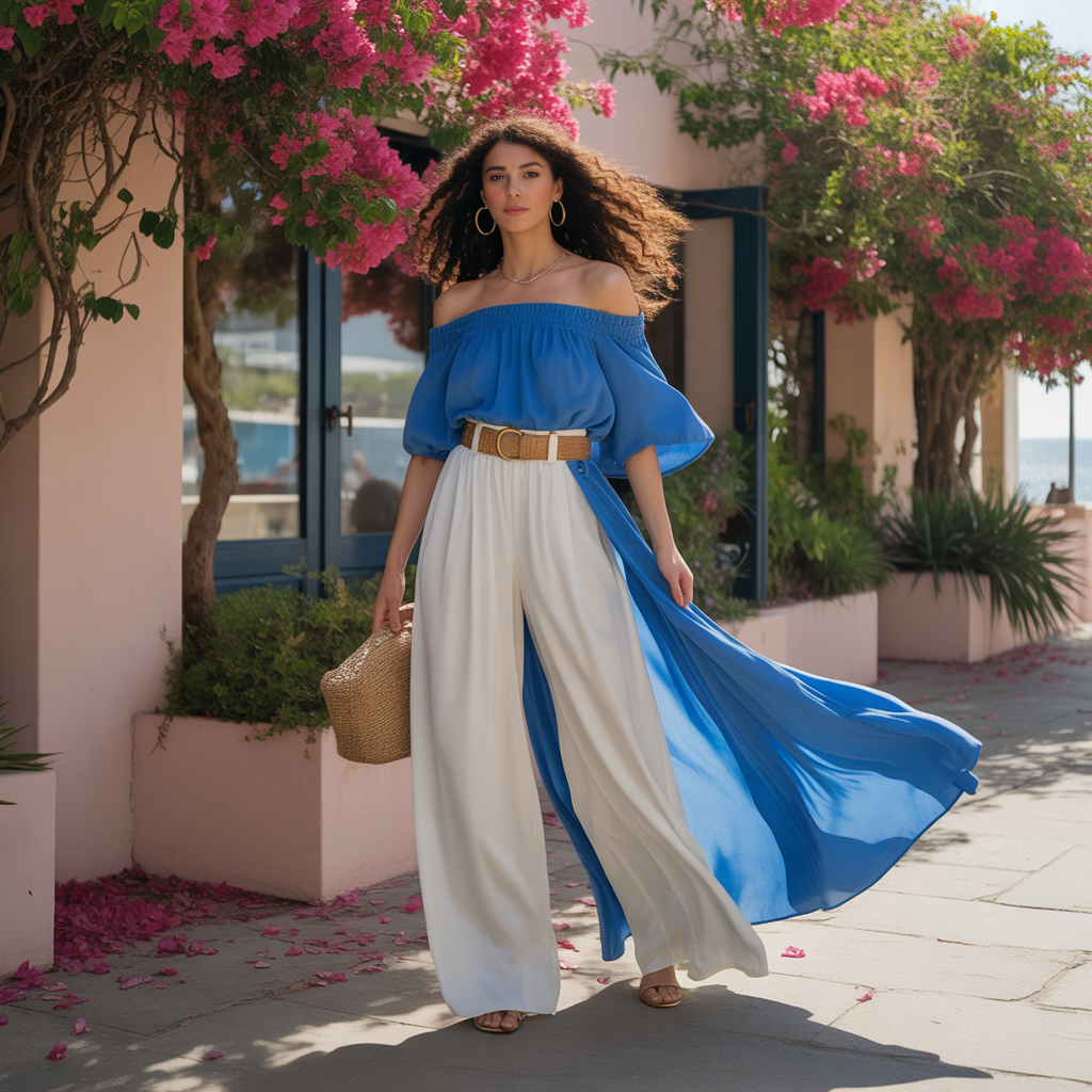 what tops to wear with palazzo pants