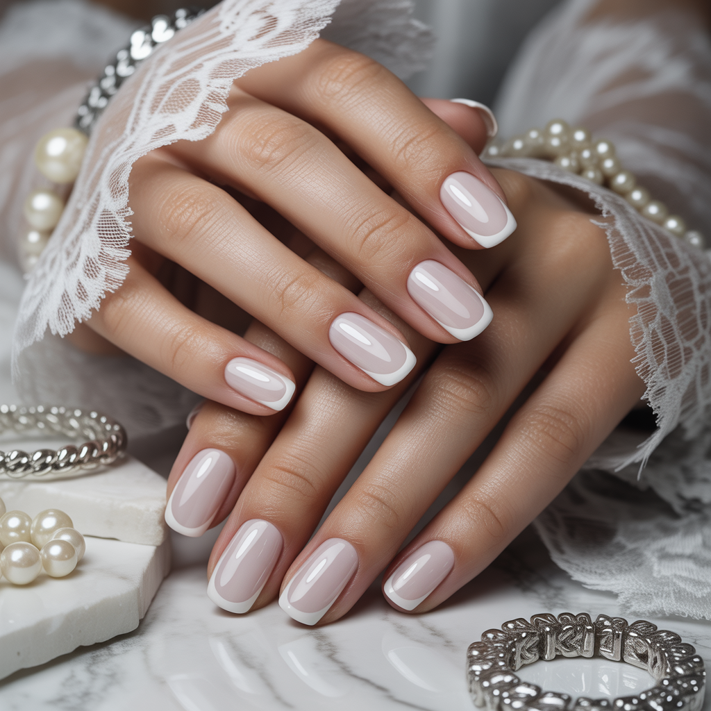 white nail styles